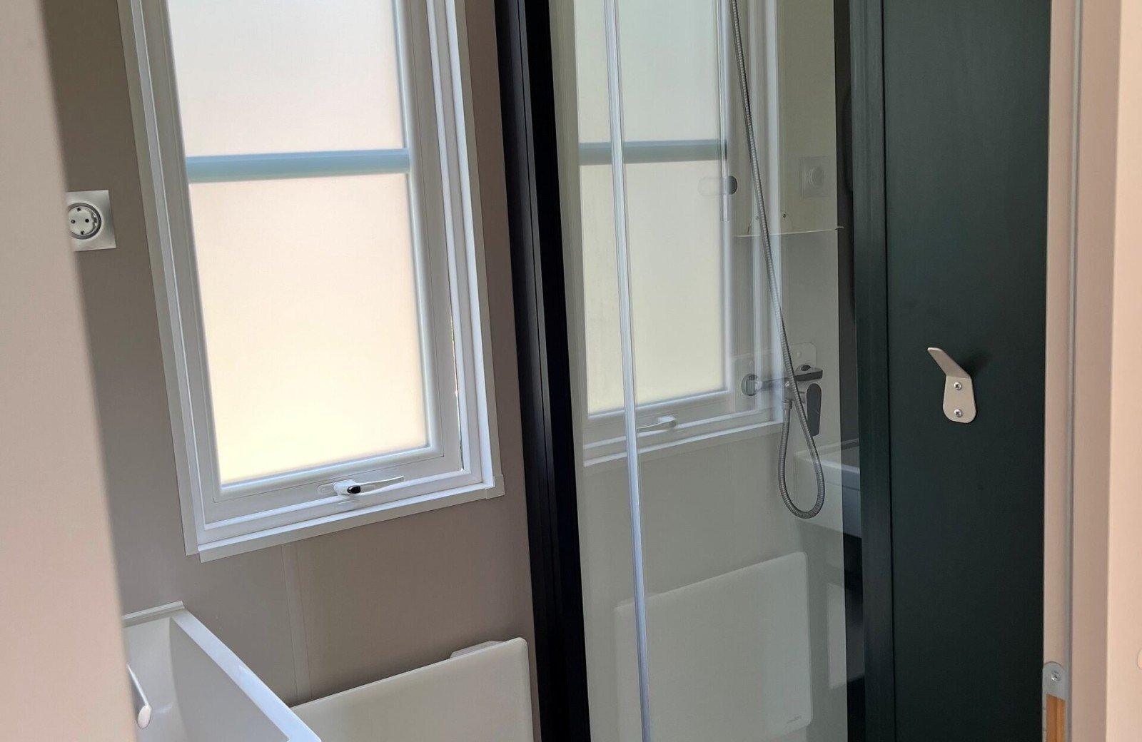 Camping lodge badbamer ensuite