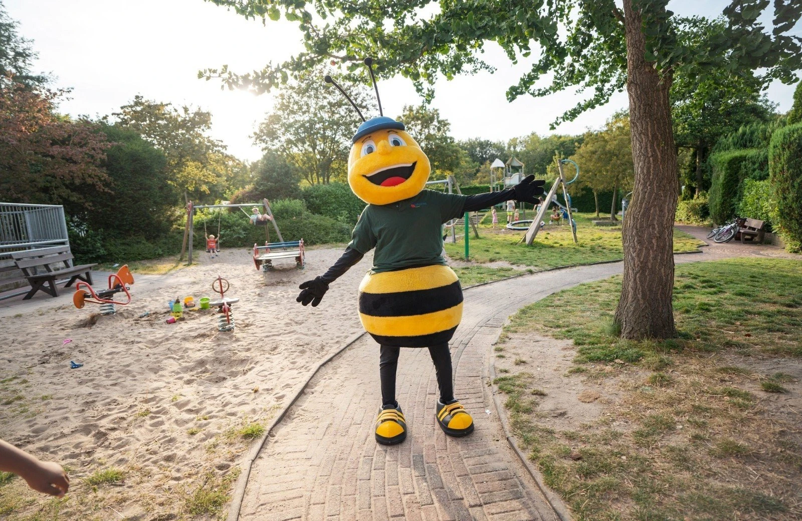 Camping met animatie in delft