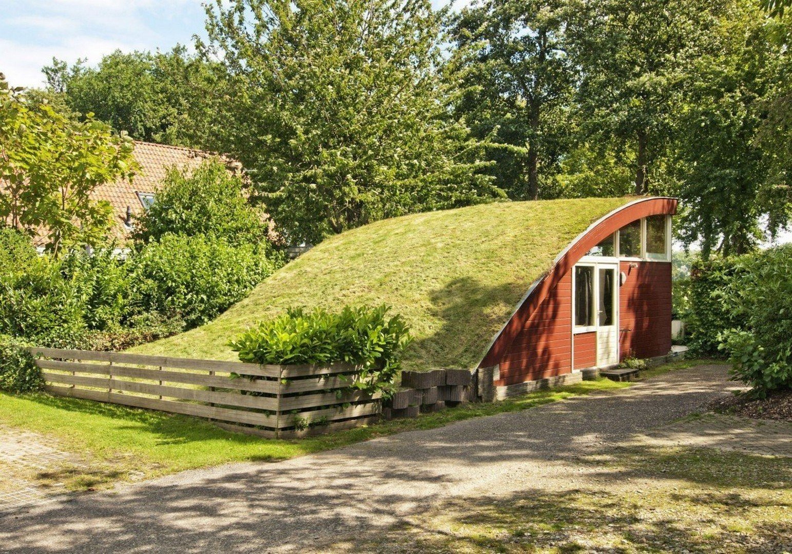 Grass roof bungalow