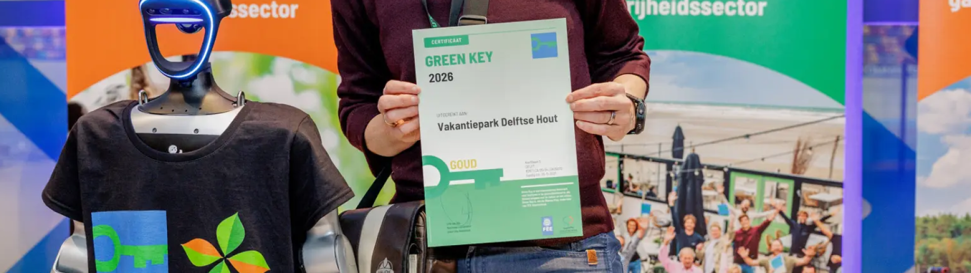 Green key goud voor vakantiepark delftse hout op kmvk uitreikingsevent 11 02 2026