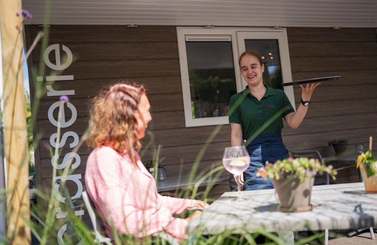 Uiteten op camping in delft