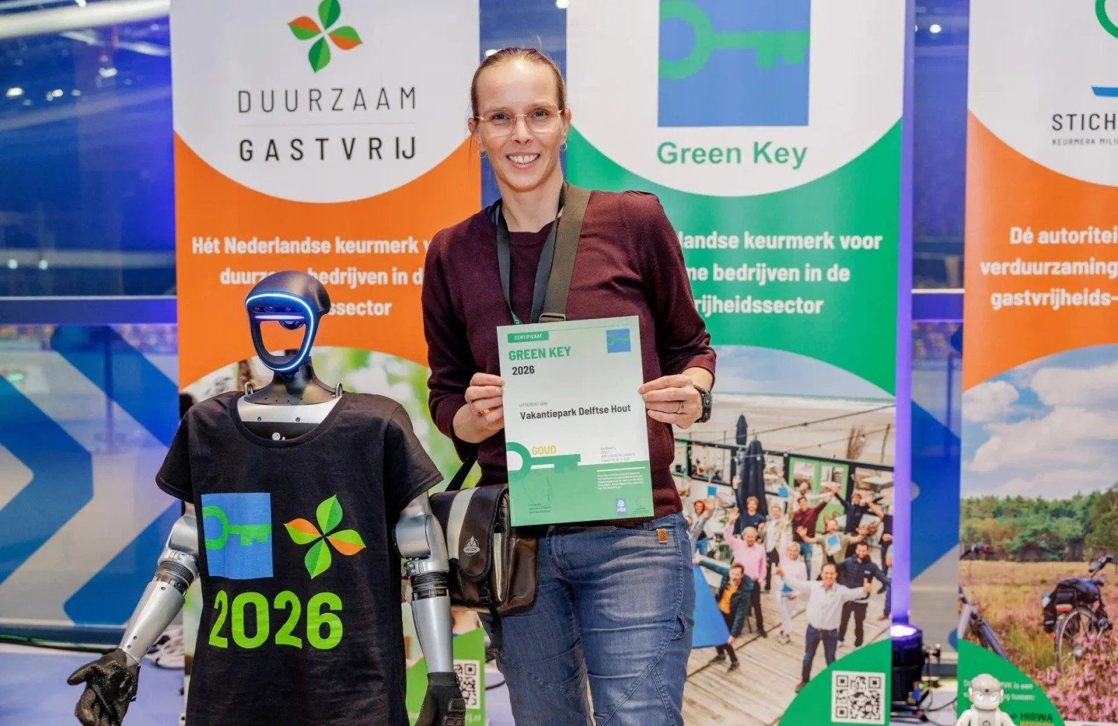 Vakantiepark delftse hout ontvangt opnieuw green key gold certificaat